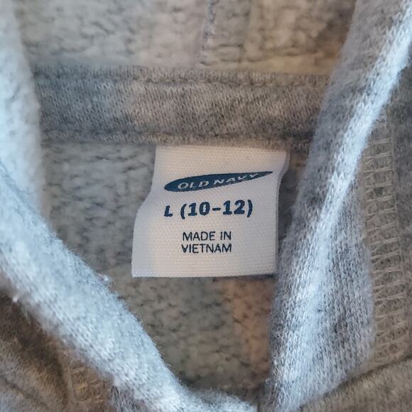 Old Navy Hoodie Kids Large Golden Gate Bridge Gray LS Pullover Sweatshirt - Picture 5 of 8